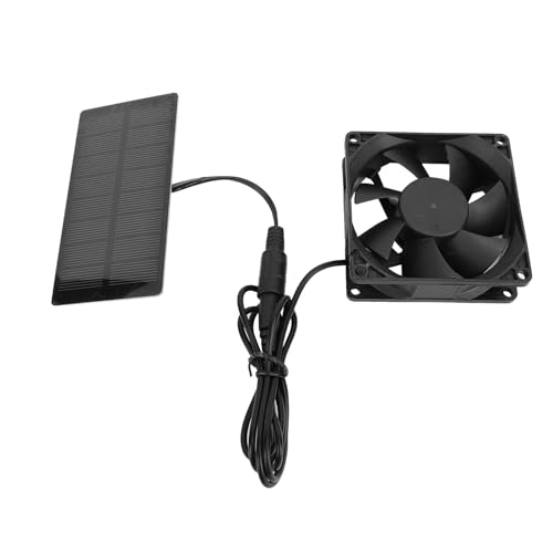 KENANLAN Ventilador solar de 0,8 W, kit de escape, ventilación ligera y silenciosa para tienda de campaña y barco con tecnología avanzada, adecuado para varios escenarios