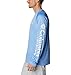 Columbia Men's Terminal Tackle Long Sleeve Fishing Shirt, White Cap/White Logo, Large