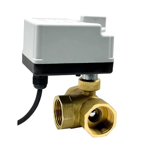 Válvula eléctrica de 3 vías con interruptor manual para un control de flujo eficiente 6