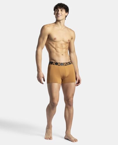Image of Jockey IC28 Men's Tactel Microfiber Elastane Stretch Solid Trunk with Moisture Move Treatment