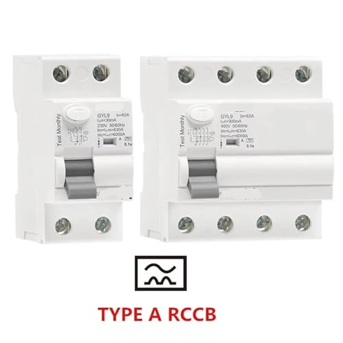 ELCB 3P+N 63A protection différentielle magnétique Type A 300mA - 6