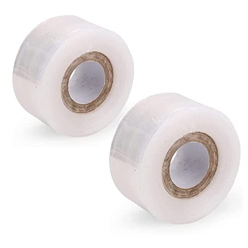 RIZTGAE Grafting Tape, Tree Tape Parafilm Grafting Tape 2 Pack Stretchable Gardening Tape Plants Repair Budding Grafting Tape for Fruit Trees and Floral Grafting Kit 1.2inch Width