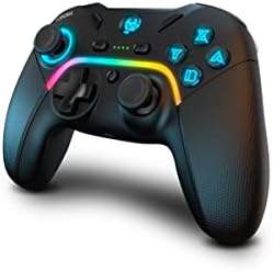 KROM Gamepad KEY -NXKROMKEY- Gamepad z kablem, X-input i Direct - input, joystick i analogowe triggery, funkcja turbo, kompatybilny z PC, Play station 3 i androidem 4,2, kolor czarny