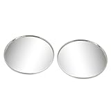 uxcell 2 inch Convex Rear View Blind Spot Mirror Pair
