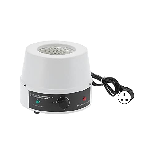 YWBL-WH - 250ml Electric Heating Mantle Lab Heater Adjustable Thermostat Temperature Control 180W with UK Plug Fast Heating for Laboratory Science Experiments