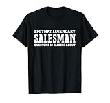 Salesman Job Title Employee Funny Worker Profession Salesman T-Shirt