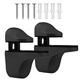 Patifirst Metall Regalhalterungen | 2 Stück Halterungen Klemmträger,Wandmontage Halter Für...