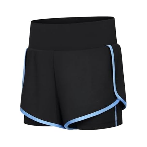 Hotfiary Girls 2 in 1 Athletic Shorts Cover