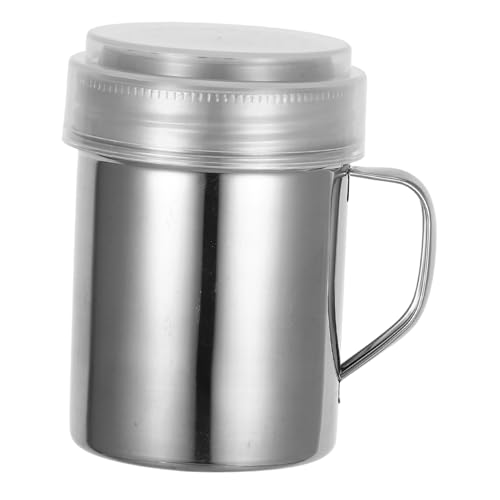 Warmhm Barattolo Per Polvere in Acciaio Resistente Distributore Uniforme Per Farina e Zucchero Shaker Per Condimenti Da Cucina Con Finemente Progettati