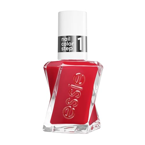 Gel by Essie Nagellack, langanhaltender Nagellack mit glänzendem Finish, Professionelle Nagellackfarbe, Maniküre ohne UV-Licht & bis zu 15 Tage Halt, Farbe: Nr. 470 sizzling hot, Koralle, 1 x 13,5 ml