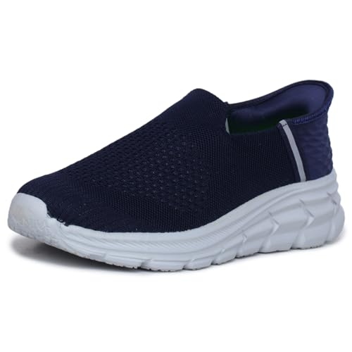Image of ATHCO Mens Slipo Walking Shoes for Man, Lightweight Breathable Comfort Slip-On Casual Shoes for Man with Memory Foam Insole, Lightweight, Comfort Walking Shoe for Men for All-Day Comfort