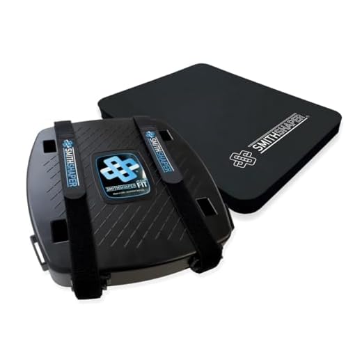 SmithShaper® FIT™ BUNDLE: Ab Squat Rider FIT Multipurpose Exerciser & Super Pad™ Knee Mat | Shape Butt Legs Chest + | 25 Exercises | Strength Legs - Build Muscle - Carve 6-pack abs | Rolling Wall Squats - Ab Rolls - Walking Planks & More!