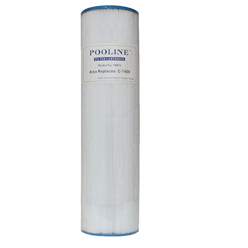 Pooline Products C-7459 Unicel Swimming Pool Filter Replacement Cartridges, White and Blue