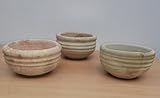 terracotta-toepfe-de Aktion 2.Wahl !!3 er Set kleine rustikale Pflanzschalen je ca. 15cm Außendurchmesser aus Terracotta Blumentopf Pflanzgefäß für Garten Balkon Terrasse Mediterran