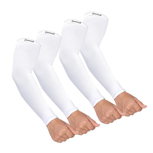 Image of Arm Sleeves for Men & Women, Sun Protection & UV Compression Hand Sleeves for Cycling, Running, Outdoor Sports & Activities, Hand Cover for Bike Riding