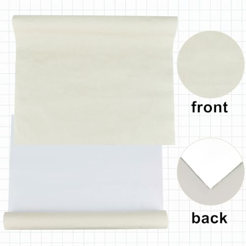 OLYCRAFT 100x43cm Buchbinderstoff Weizengewebe Oberfläche mit Papierrücken, Schutzabdeckung für Buchbindung, Scrapbooking, Basteln