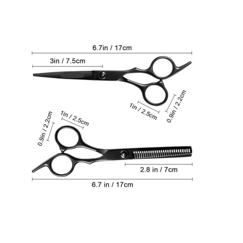 Ciseaux coiffure 6,5 pouces et sculpteurs violets pour coupe de cheveux