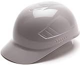 Pyramex Ridgeline 4 Point Glide Lock Suspension Bump Cap, Gray