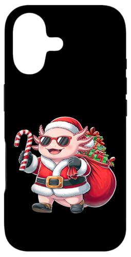 ʔAxolotl NX}XT^ߑ NX}X j̎q ̎q LbY X}zP[X iPhone 17 p