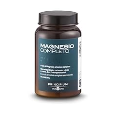 BIOS LINE Principium, Magnesio completo Brevettato con miglior assorbimento, Gusto agrumi, 4 fonti di magnesio ad azione completa, Integratore anti stress, 200 g di in polvere solubile