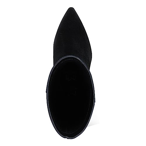 Marc Fisher LTD Women's Challi Over-The-Knee Boot, Black Suede, 6.52