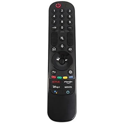 Magic Remote Control Compatible with LG Voice Function, Black, Smart TV Remote Replacement for 2021-2024 OLED QNED UHD Models