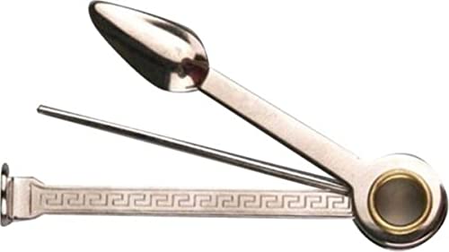 wasserpfeifenversand Bourre-Pipe métallique 3 pièces Longueur 8 cm