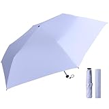 FUMITAKE 日傘 折りたたみ傘 UVカット100% 完全遮光 遮熱 ワンタッチ自動開閉 折り畳み傘 超軽量 コンパクト 折り畳み日傘 紫外線遮断 日焼け止め 耐風撥水 晴雨兼用 携帯便利 男女兼用 メンズ レディース 熱中症対策 日焼け防止 梅雨対策 ギフト プレゼント (ライトパープル)