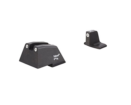 Trijicon Night Sights/Suppressor Sights/Hk Bright & Tough Night Sight Suppressor Set With White Front, White Rear & Green Lamps For H&K .45C, P30 & Vp9 #TOP1