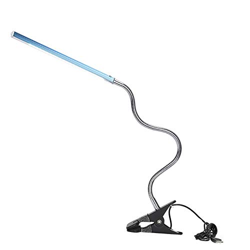 Preisvergleich Produktbild Augenschutz Soft Lighting Dressing Lamp, Bright Erschwingliche tragbare Clip Tischlampe, für Zuhause Learn Beautician Beauty Shop(sky blue)
