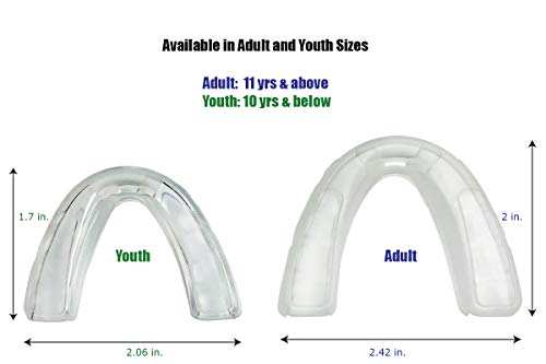 Coollo Sports Boil And Bite Mouth Guard (Youth & Adult) Sa Custom Fit Sport Mouthpiece For Basketball thumb #3