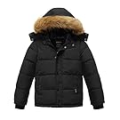 Wantdo Boy's Hooded Warm Winter Coat Thicken Puffer Jacket Waterproof Outwear