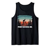 Bicicleta de montaña Retro Sunset Vintage Point Success, WA Camiseta sin Mangas Bicicleta de montaña Retro Sunset Vintage Point Success, WA Camiseta sin Mangas
