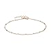Produktbild Liebeskind filigranes Anklet mit Logoanhänger aus Edelstahl IP Roségold LJ-0590-A-27