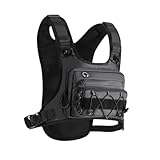 kowaku Bolsa de Peito para Atividades Ao Ar Livre, Colete Tático para Corrida E Pesca, Ideal para Homens E Mulheres.