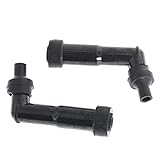 marddpair 2 Packs Spark Plug Boot Cap Cover Resistor Replacement for XB05F 120 Degree Motorcycle
