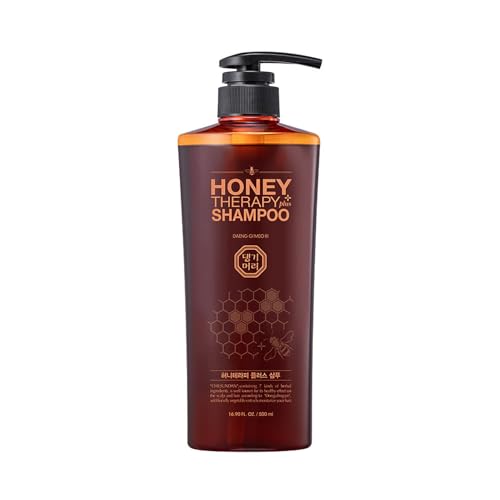 Daeng Gi Meo Ri- Professional Honey Therapy Shampoo, 4 types of nourishing ingredients are Moisturizing Component Delivers Nourishment for Hydrated and Radiant Hair, 500ml