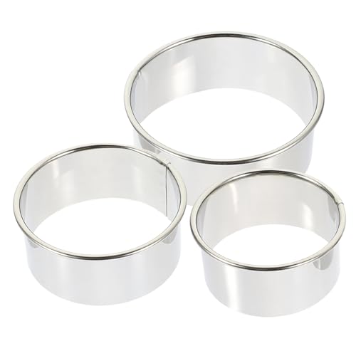 VINTORKY Round Dumpling Wrapper Mold Stainless Steel Maker Set for Professional Home Kitchen Use
