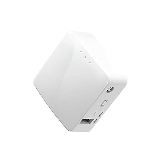 GL.iNet GL-AR150 (White) Mini VPN Travel Router, Wi-Fi Converter, OpenWrt Pre-Installed, Repeater Bridge,Mobile Hotspot in Pocket,150Mbps Wireless High Performance, OpenVPN, WireGuard