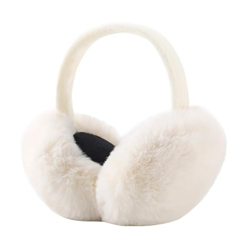 BIFOUSOY Winter Earmuffs - Women's Warm, Soft & Fluffy Earmuffs - Adjustable & Foldable Ear Warmers