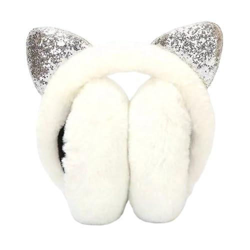 Cache-oreilles en peluche d'hiver pour femme et enfant