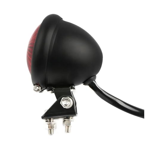 Feu arrière moto rond LED 12V optique arrière lampe quad et moto tout-terrain