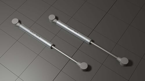 VOLO Hydraulics Gas Spring Stay Strut Pneumatic Lift Support Cabinet Hinges, Pack of 2, 150N for 15Kg Weight Capacity