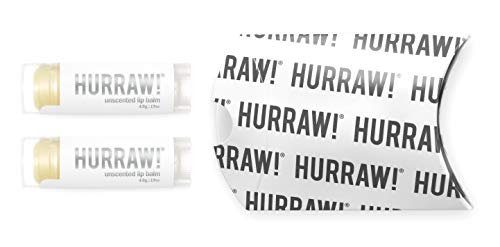 Hurraw-Unscented-Lip-Balm-2-Pack-Organic-Certified-Vegan-Cruelty-and-Gluten-Free-Non-GMO-100-Natural-Ingredients-Bee-Shea-Soy-and-Palm-Free-Made-in-USA