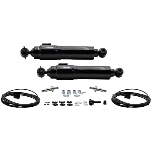 Image of Gabriel 49334 HiJackers Rear Adjustable Air Shock Absorbers Fits Buick Regal, Century; Chevrolet El Camino, Malibu, Monte Carlo; Oldsmobile Cutlass; Pontiac Bonneville, Grand Am, Prix, LeMans (1 Pair)