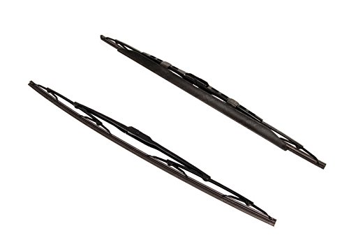 BRITPART FRONT WIPER BLADES 22" SET OF 2 COMPATIBLE WITH LAND ROVER FREELANDER 2002-2005, PARTS# DKC500130 (SPOILER) + DKC500140