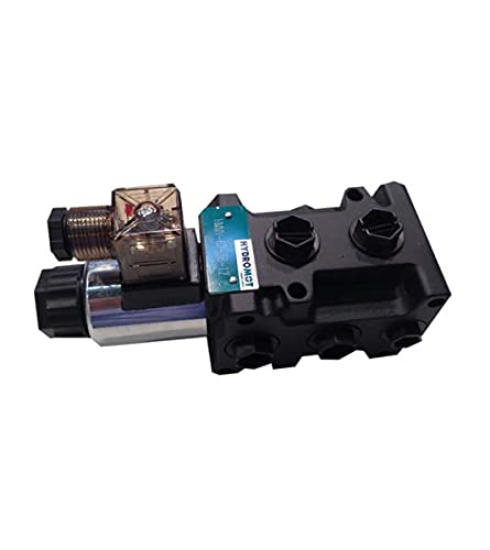 Zawór hydrauliczny, zawór elektromagnetyczny, zawór cofania/kierunkowy, 6/2-drożny, przyłącze 3/8", maksymalnie 210 bar, 45 l/min