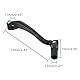 GOOFIT Schwarz Aluminiumlegierung Schalthebel Gear Hebel Schalthebel Foldable Foot Shifter Ersatz für T6 K6 NC250 NC Engine 250 250cc ATV Quad Dirbike