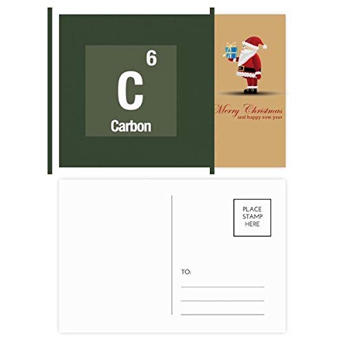 C Carbon lot de 20 cartes de Noël scientifiques à offrir aux professeurs et étudiants