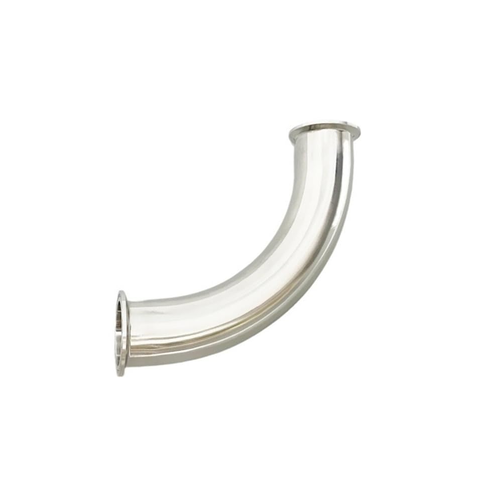 Yjqhody One Color 304 Fitting Tri-Clamp Big 90-Degree Pipe, 2 Inch (51Mm) Sanitary 304 Elbow Fitting, Ss Connector Ferrule Od64mm